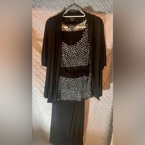 Perceptions 3 piece pant set. Size 14